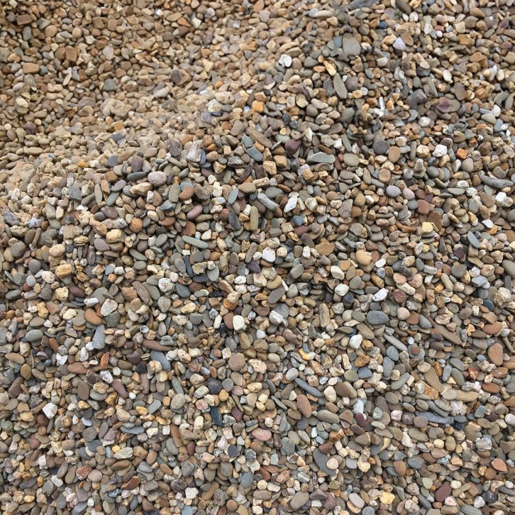 14mm flat river pebbles