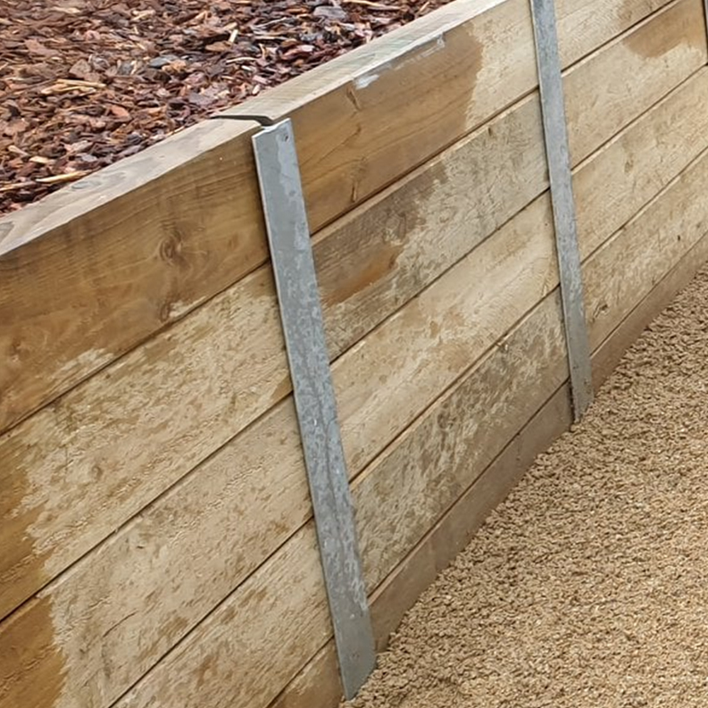 retaining wall sleepers